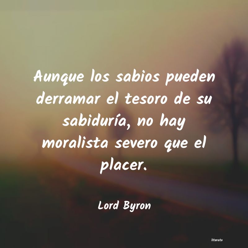 frases de Lord Byron