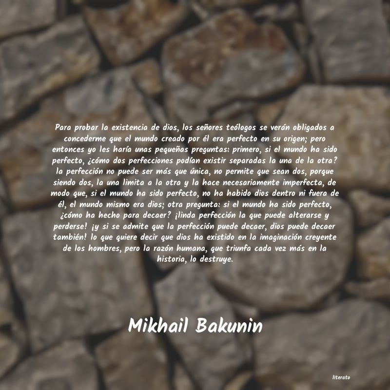 Frases de Mikhail Bakunin