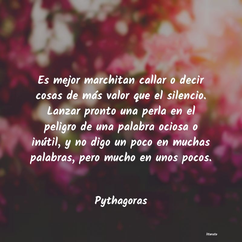 frases de Pythagoras