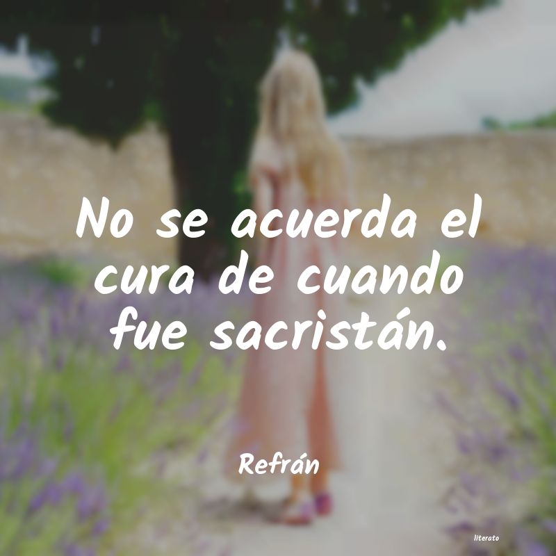 Frases de Refrán