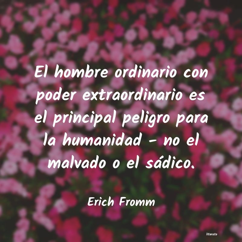 Frases de Erich Fromm