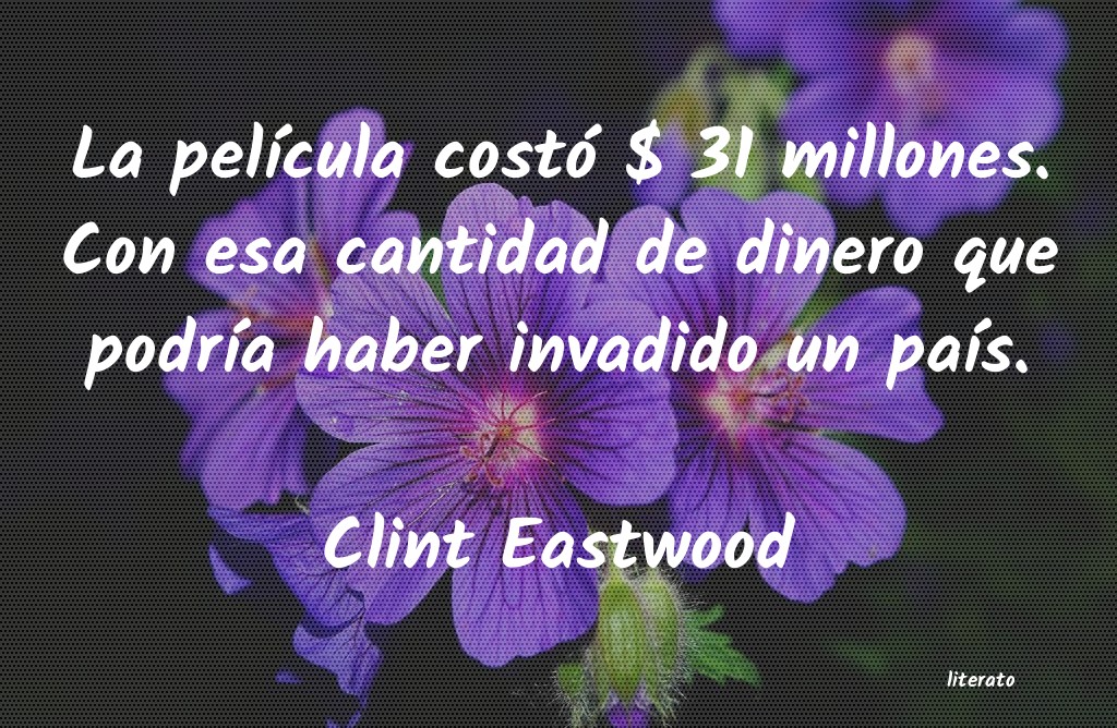 frases de Clint Eastwood