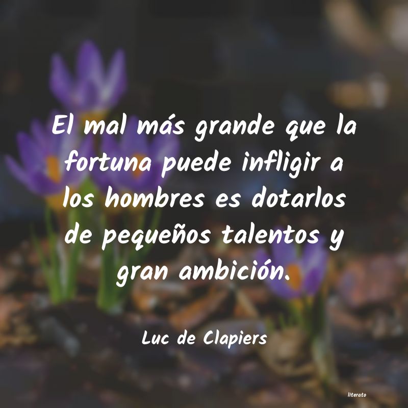 Frases de Luc de Clapiers