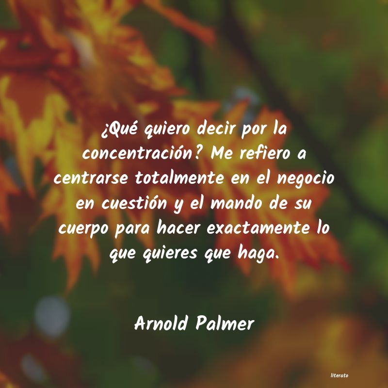 frases de Arnold Palmer