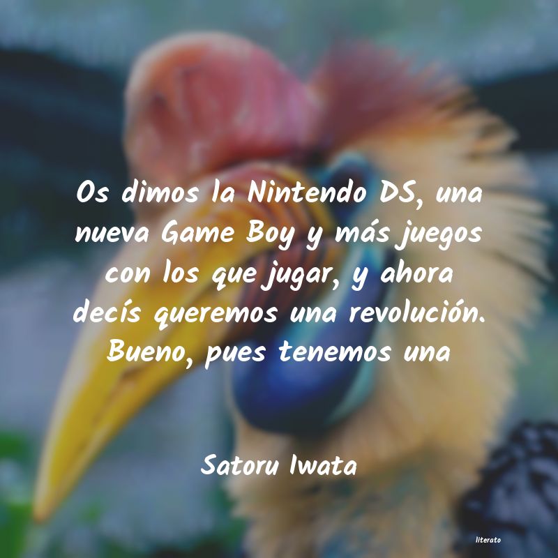 Frases de Satoru Iwata