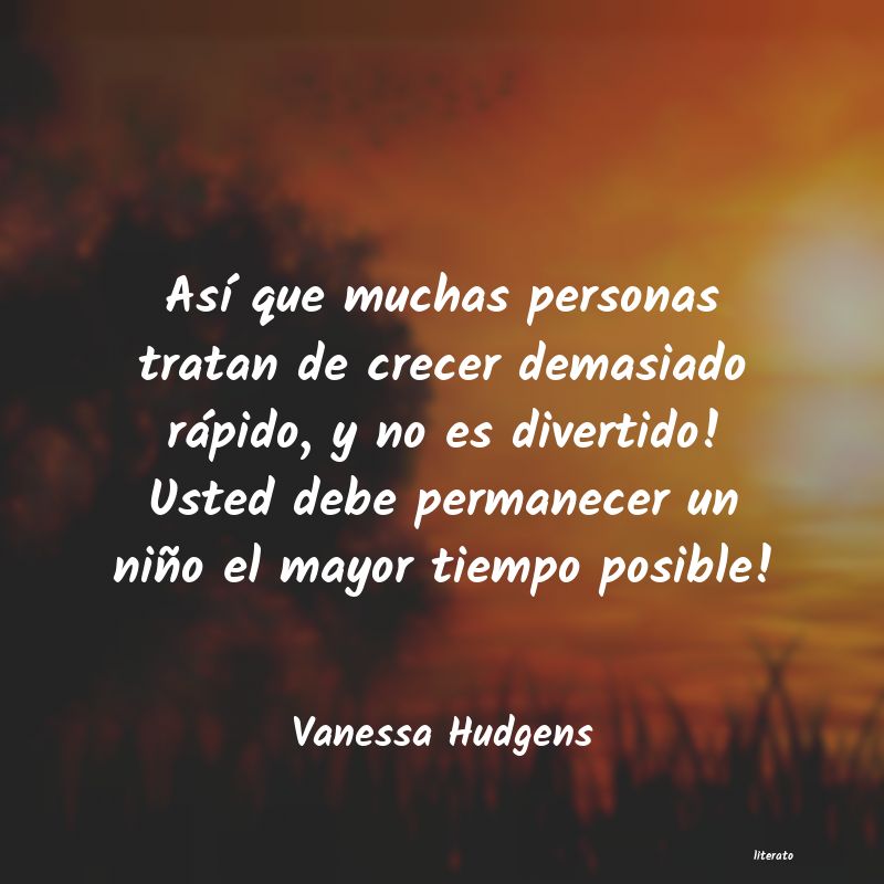 frases de Vanessa Hudgens