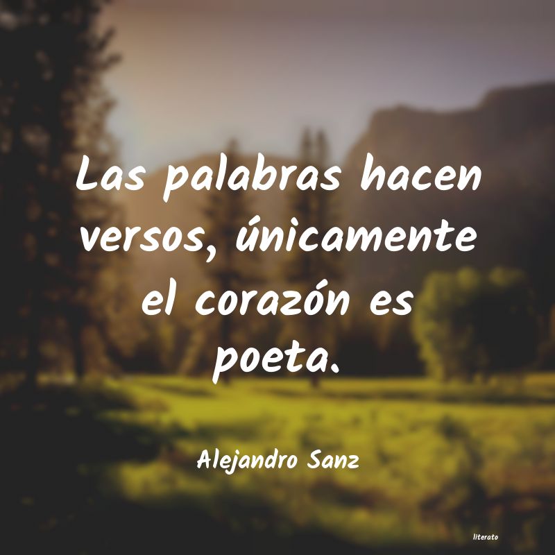 Frases de Alejandro Sanz