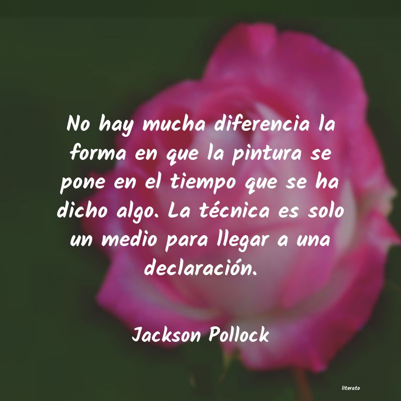 Frases de Jackson Pollock