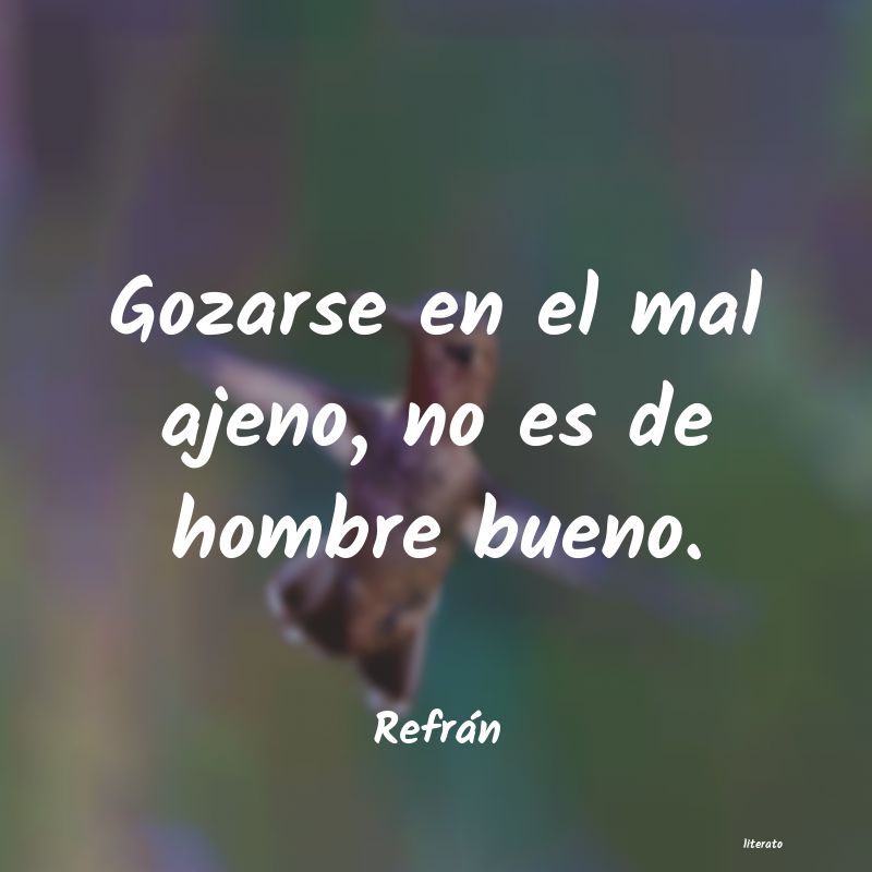 Frases de Refrán