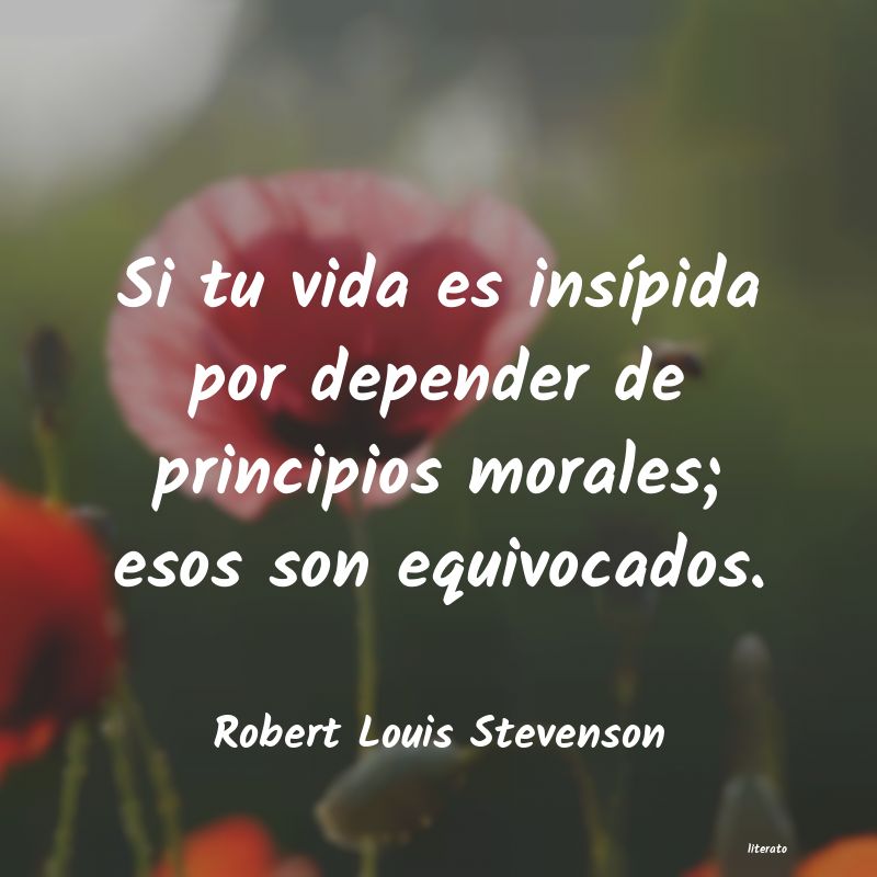 frases de Robert Louis Stevenson