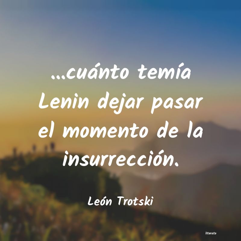 frases de León Trotski