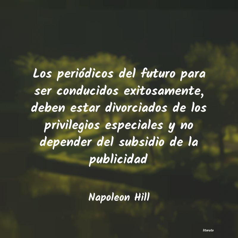 Frases de Napoleon Hill