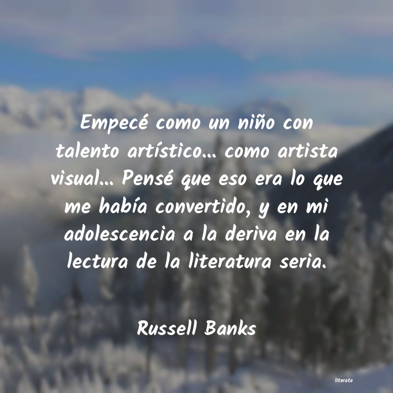 frases de Russell Banks