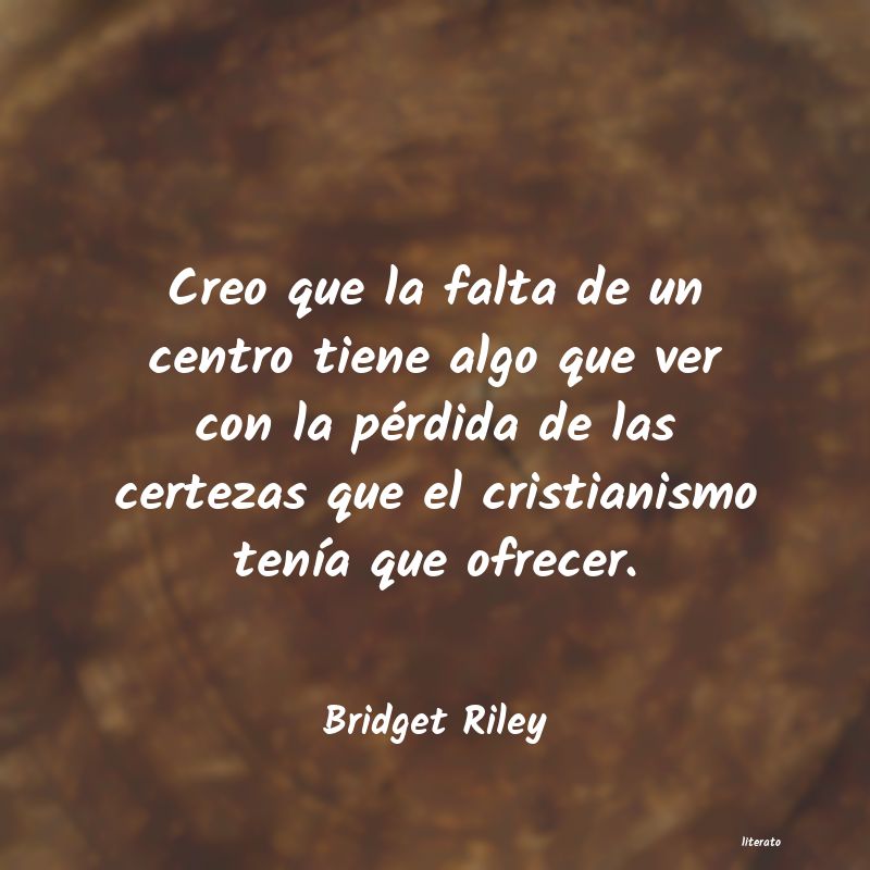 frases de Bridget Riley