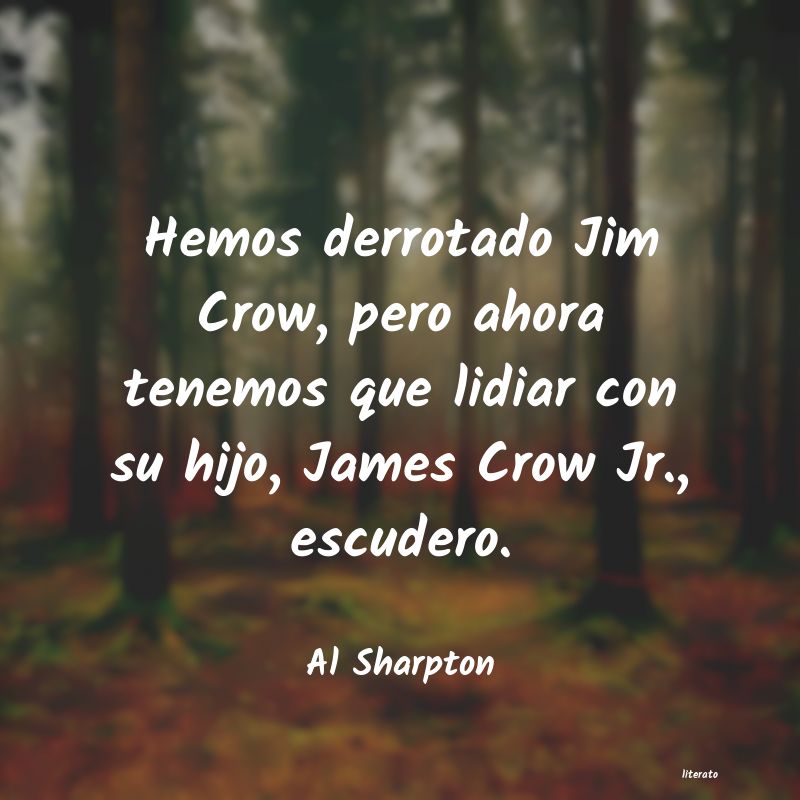 frases de Al Sharpton