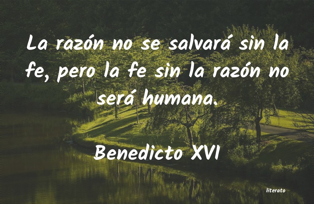 frases de Benedicto XVI