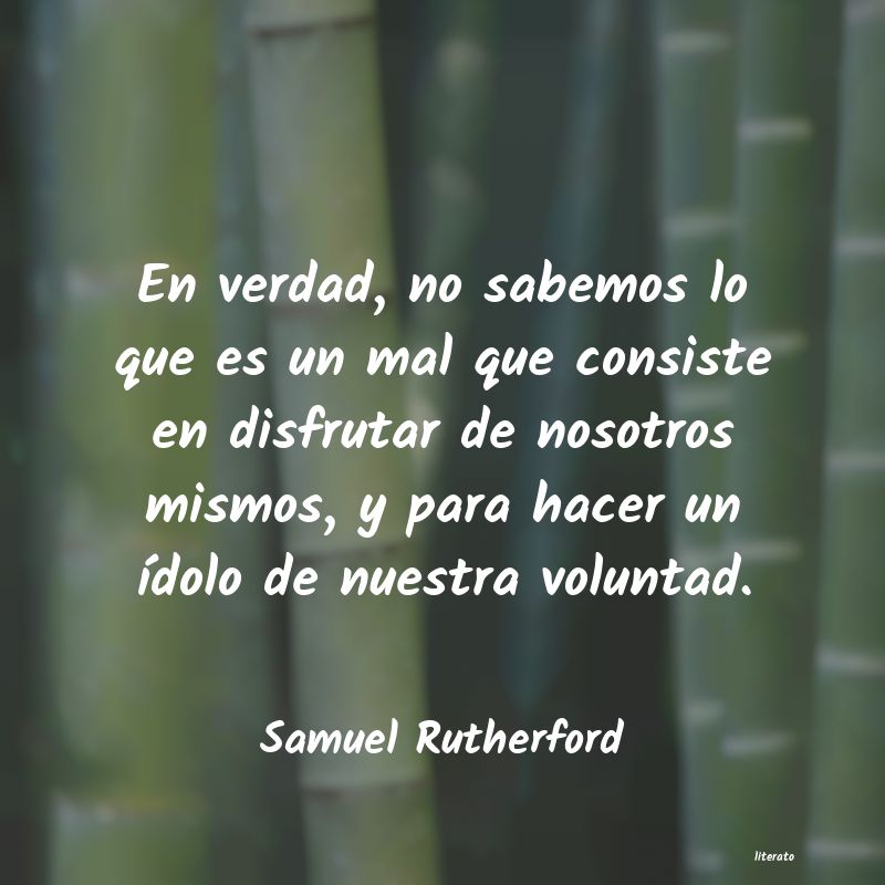 frases de Samuel Rutherford