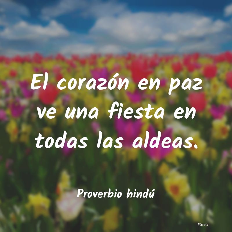 Frases de Proverbio hindú