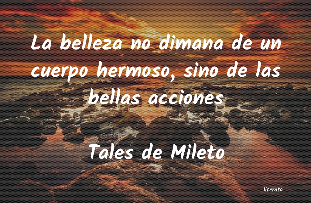 frases de Tales de Mileto