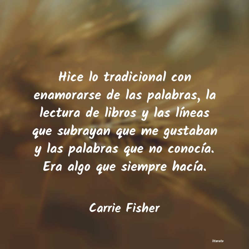 Frases de Carrie Fisher