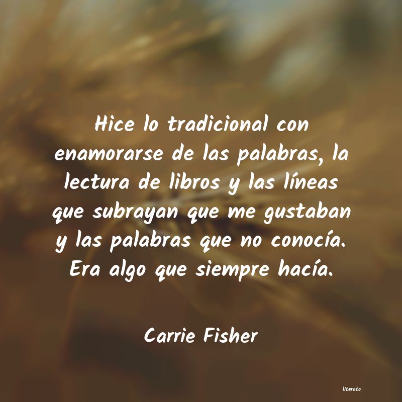 frases de Carrie Fisher