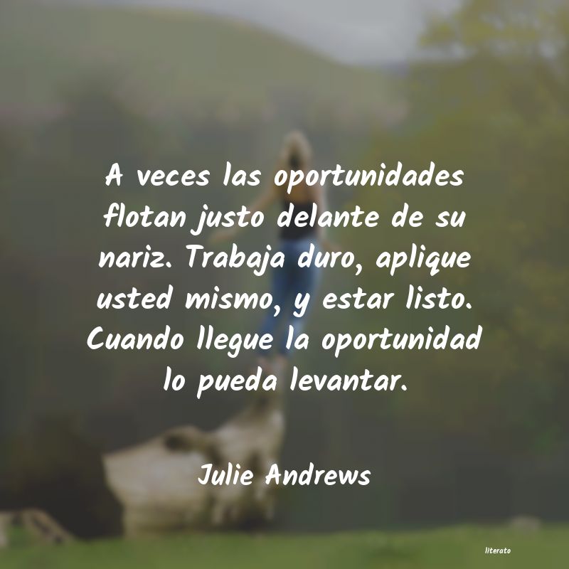 frases de Julie Andrews