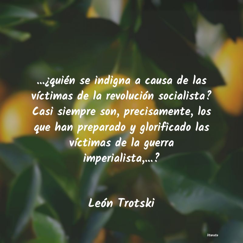 frases de León Trotski