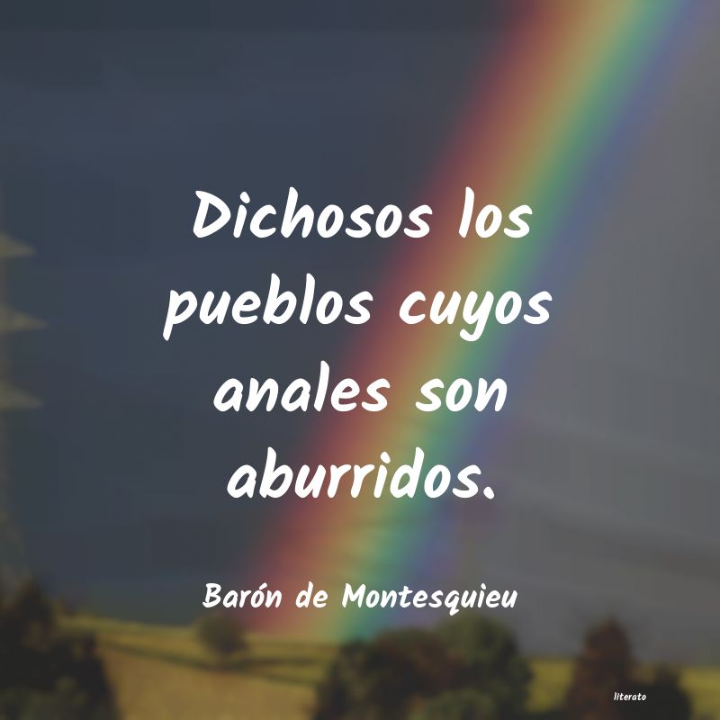 Frases de Barón de Montesquieu