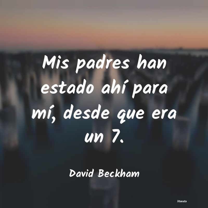 frases de David Beckham