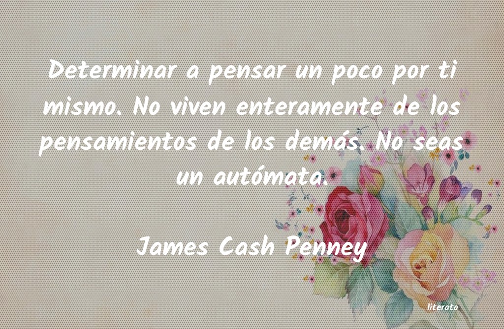 frases de James Cash Penney