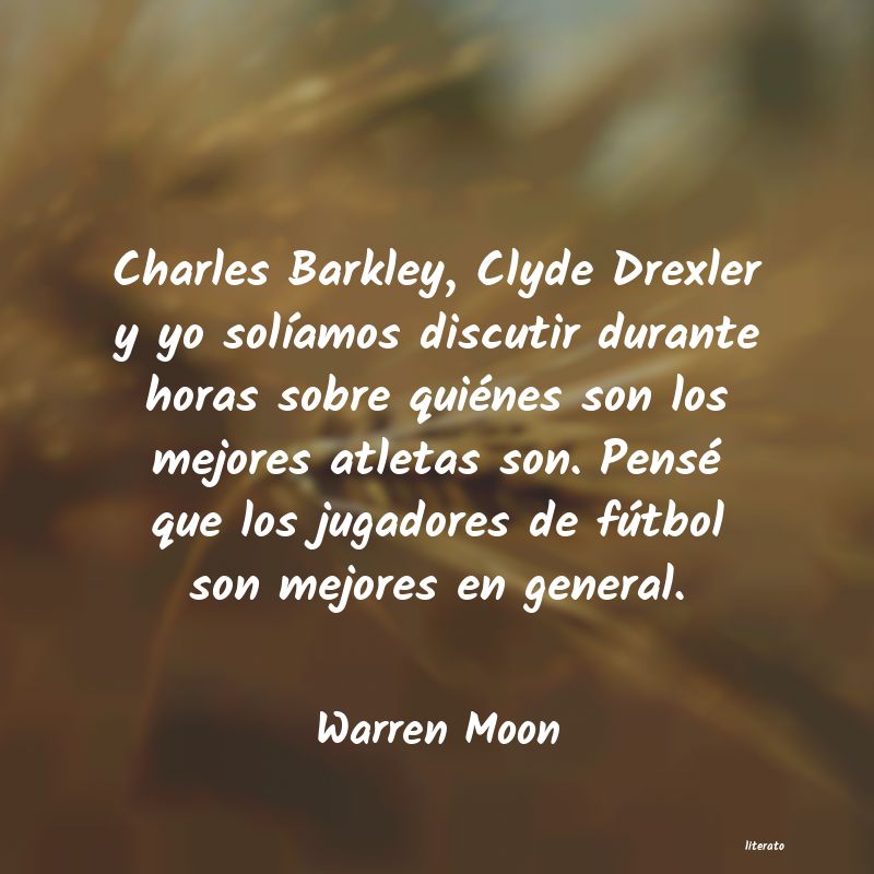 Frases de Warren Moon