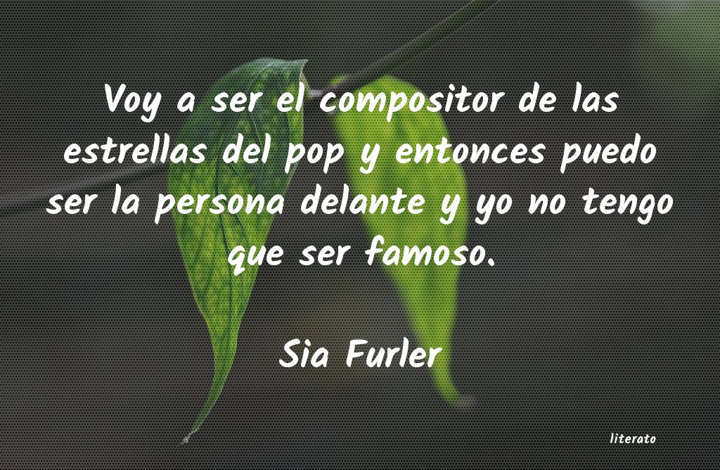 frases de Sia Furler