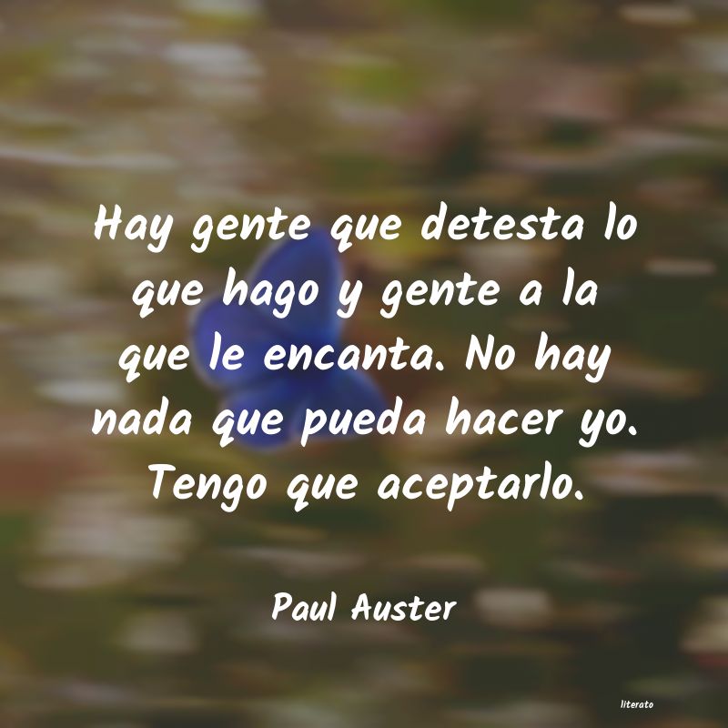 Frases de Paul Auster