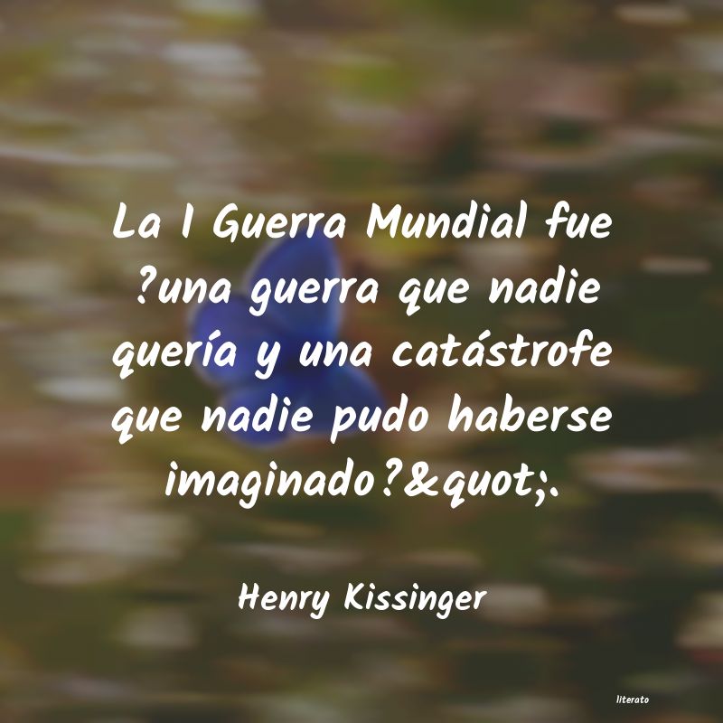 Frases de Henry Kissinger