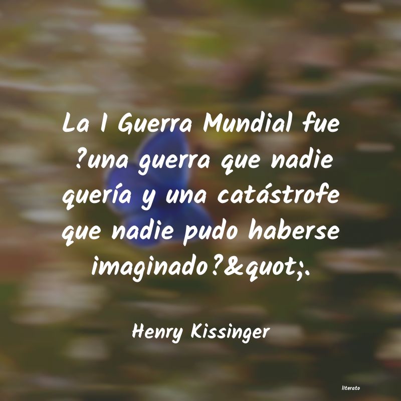 frases de Henry Kissinger