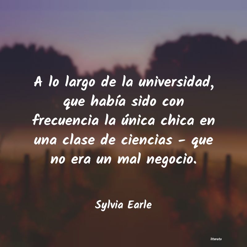 frases de Sylvia Earle