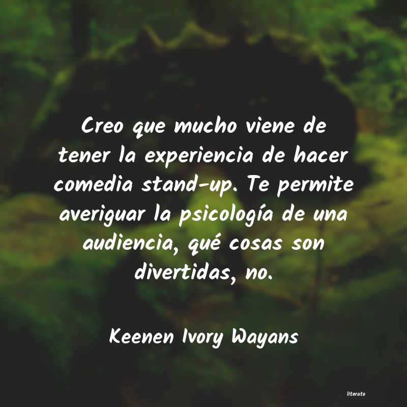 Frases de Keenen Ivory Wayans