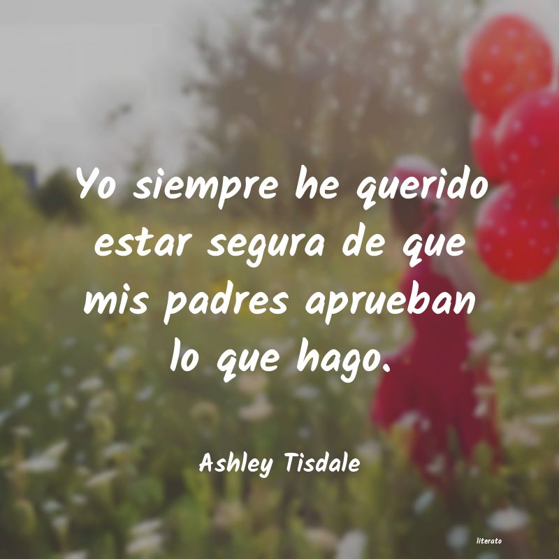 frases de Ashley Tisdale