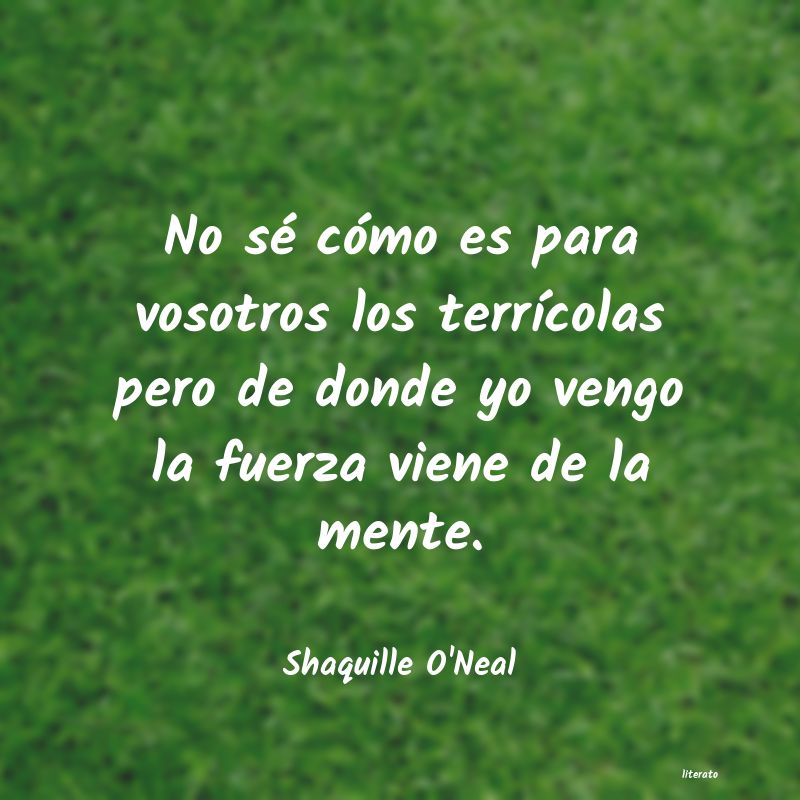 frases de Shaquille O'Neal