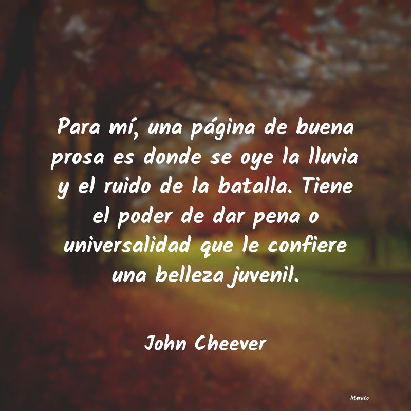 frases de John Cheever