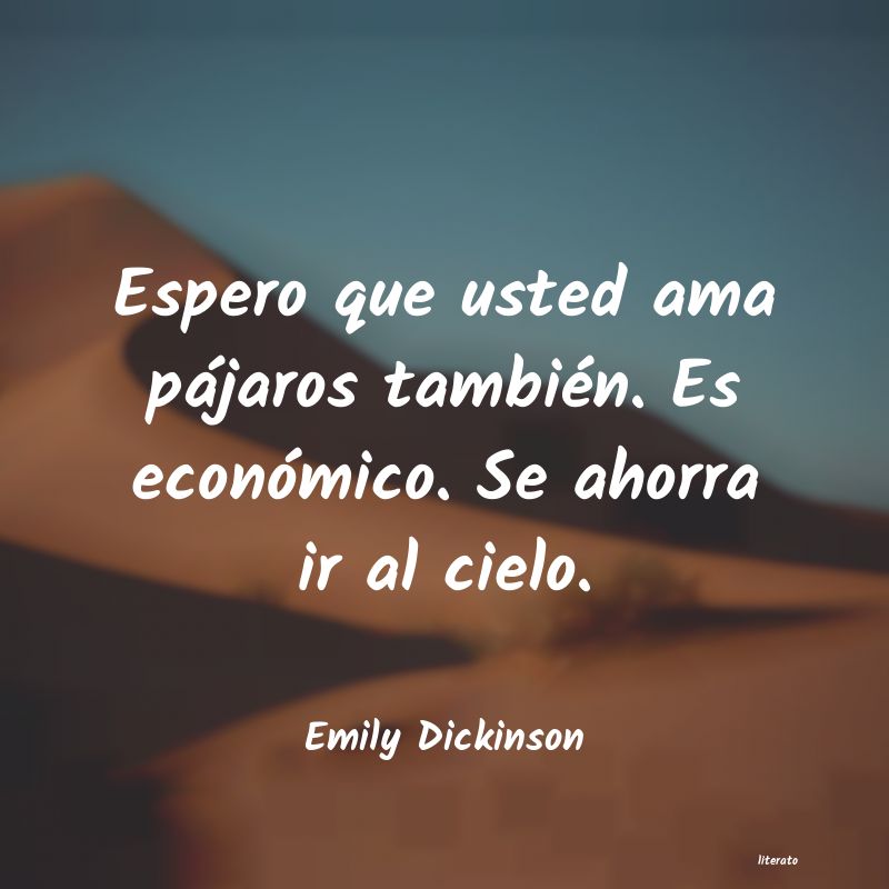 frases de Emily Dickinson