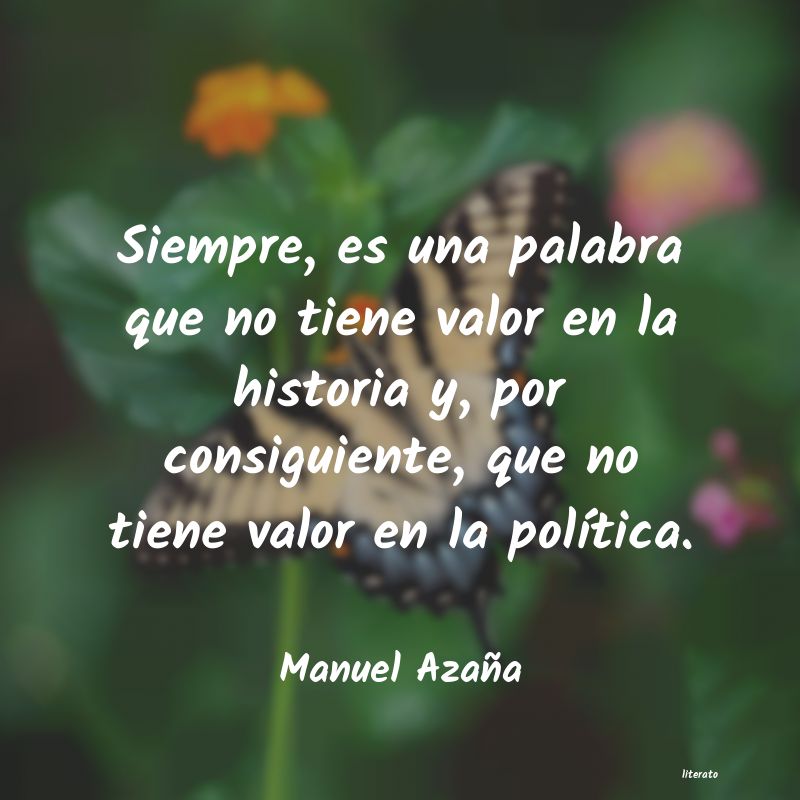 Frases de Manuel Azaña