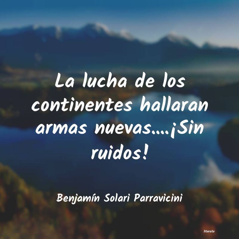 Frases de Benjamín Solari Parravicini