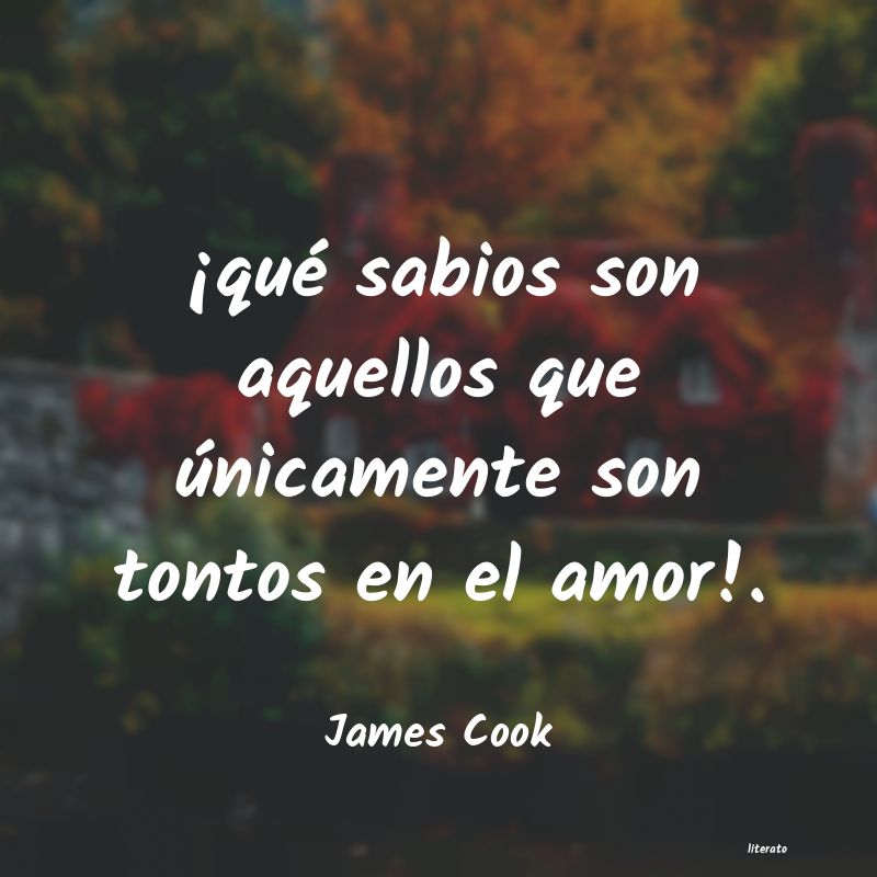 Frases de James Cook