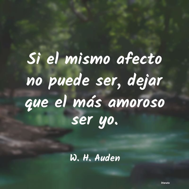 Frases de W. H. Auden