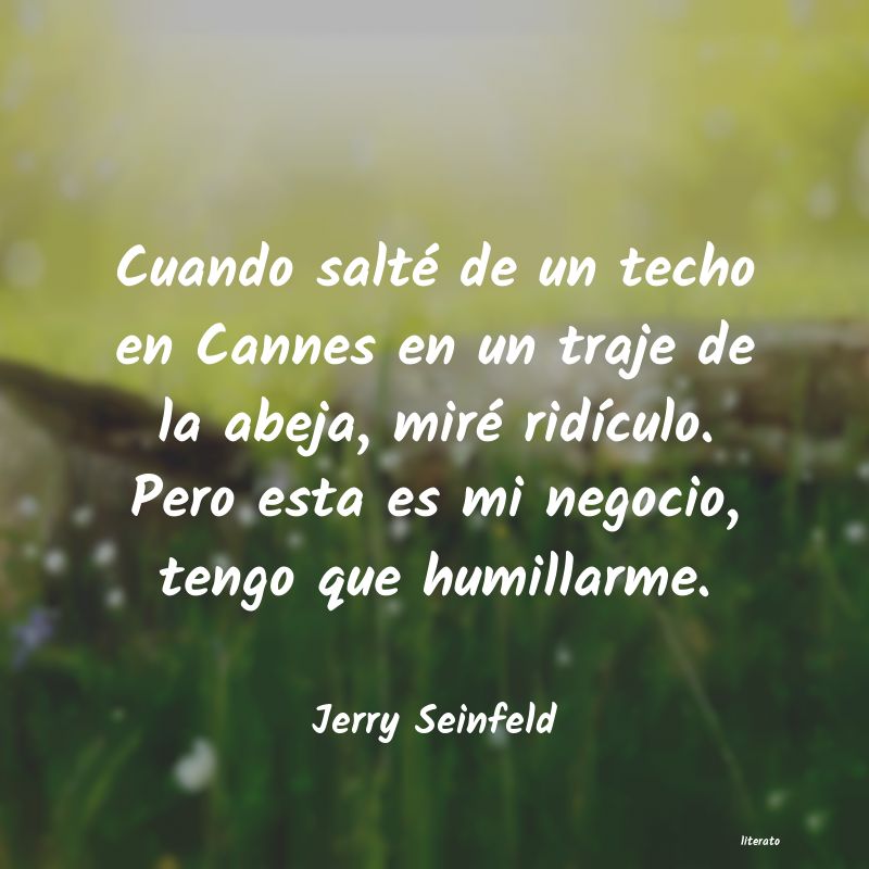 Frases de Jerry Seinfeld