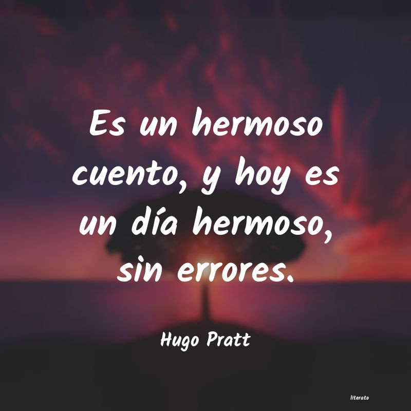 frases de Hugo Pratt