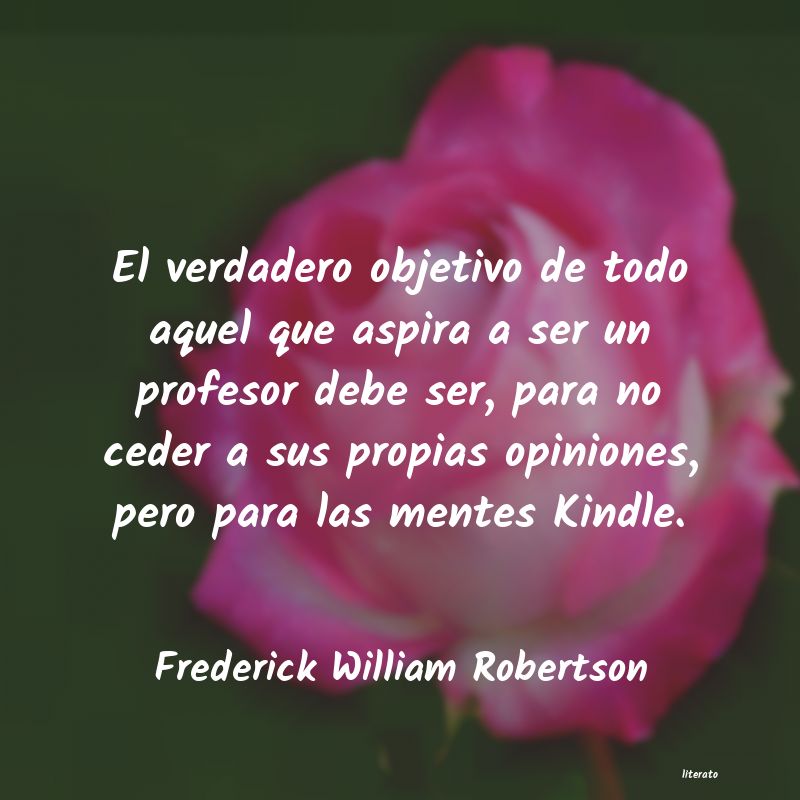 Frases de Frederick William Robertson