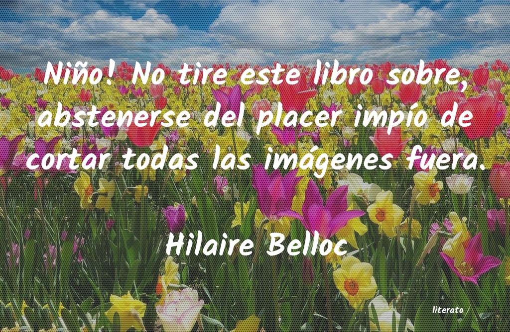 frases de Hilaire Belloc