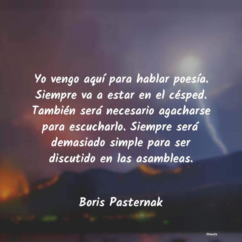 Frases de Boris Pasternak